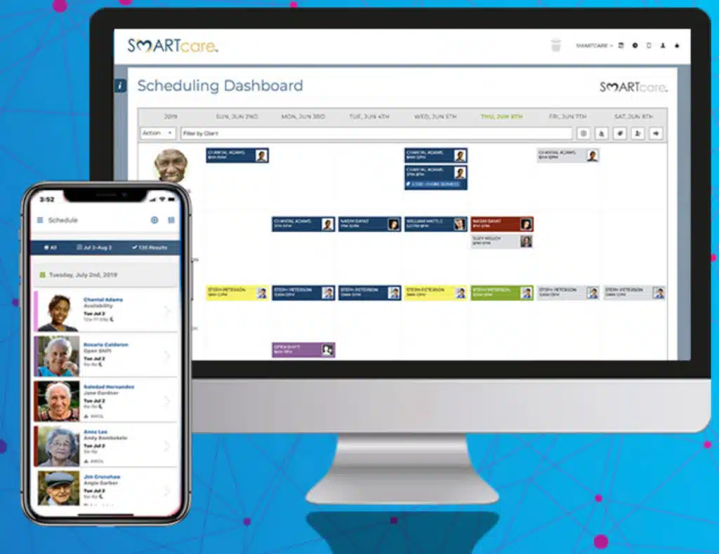SmartCare screenshot - Les 10 meilleurs logiciels de soins palliatifs passés en revue en 2026