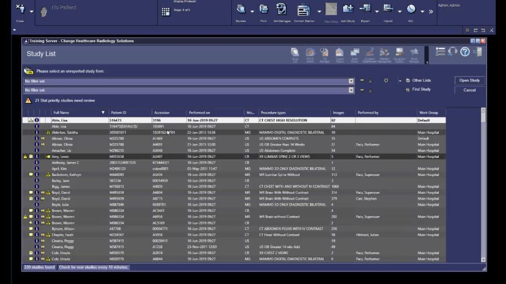 Change Healthcare screenshot - 10 Meilleurs Logiciels de Cardiologie Passés en Revue en 2026