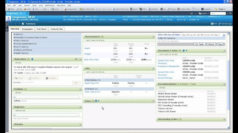 Cerner Millennium screenshot - 10 Meilleurs Logiciels de Cardiologie Passés en Revue en 2026