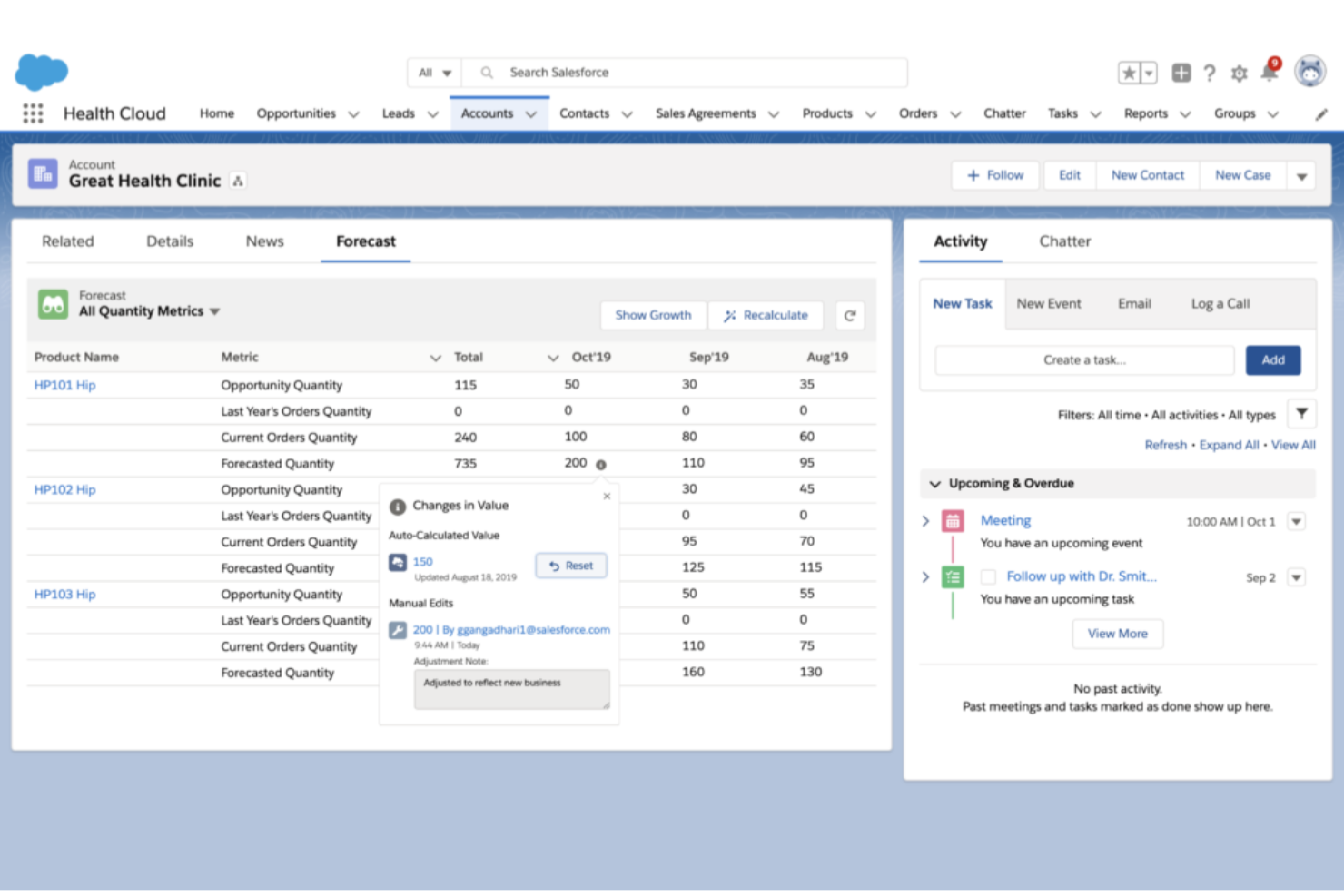 Salesforce Healthcare &amp; Life Sciences screenshot - 10 Beste Healthcare-Software-Lösungen für 2026
