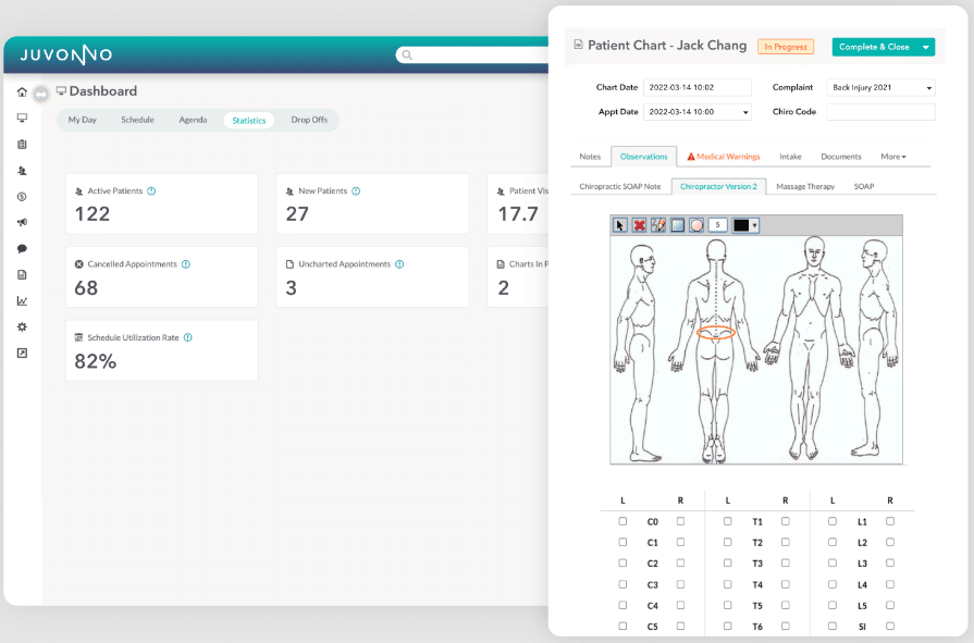Juvonno screenshot - 10 beste webbasierte Abrechnungssoftwares für das Gesundheitswesen 2026