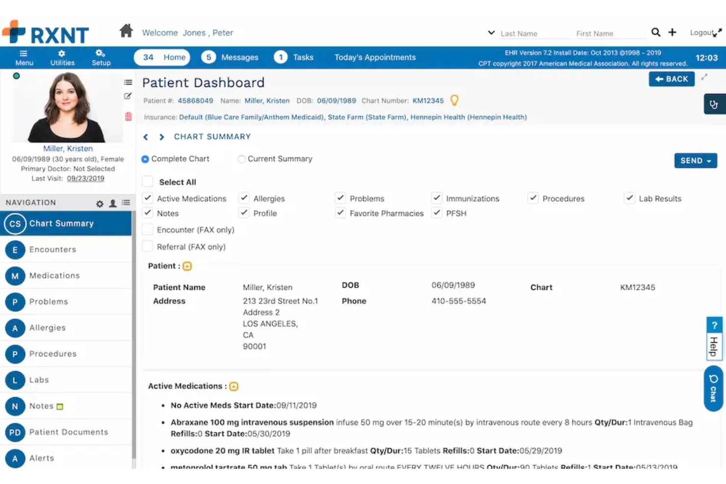 RXNT screenshot - 10 beste Praxisverwaltungssoftware im Jahr 2026