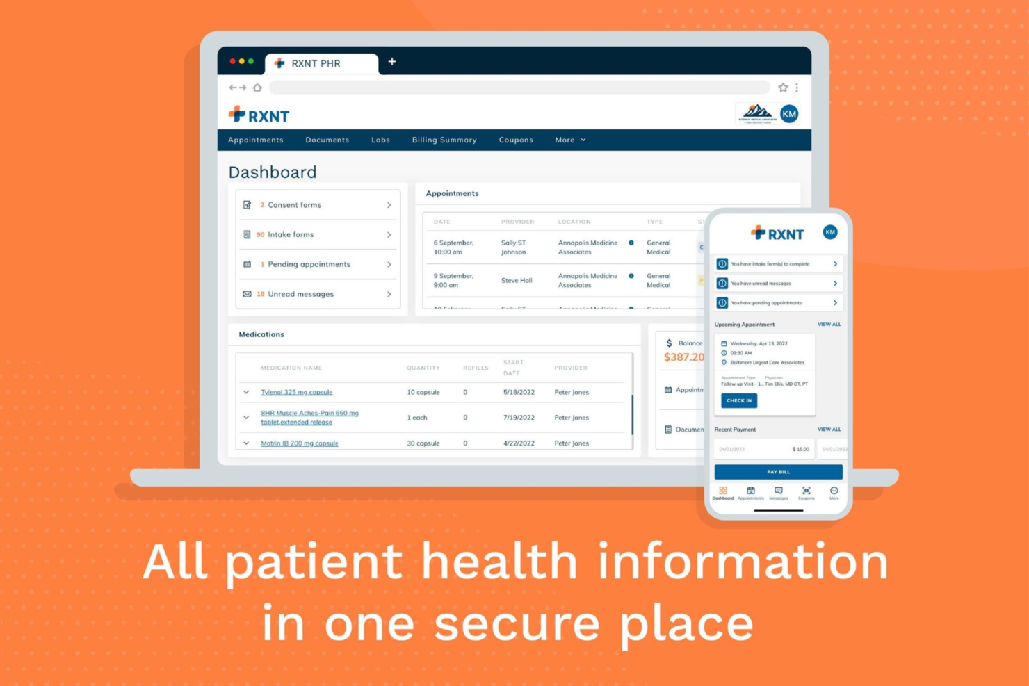 RXNT screenshot - 10 Beste HIPAA-konforme Abrechnungssoftware im Test 2026