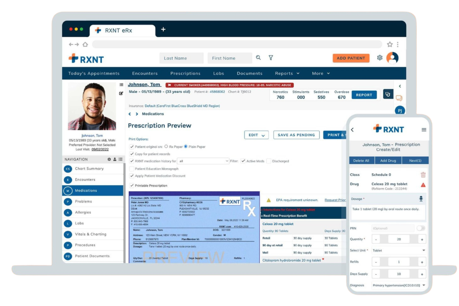 RXNT screenshot - 10 Beste Medizinische Software im Test für 2026