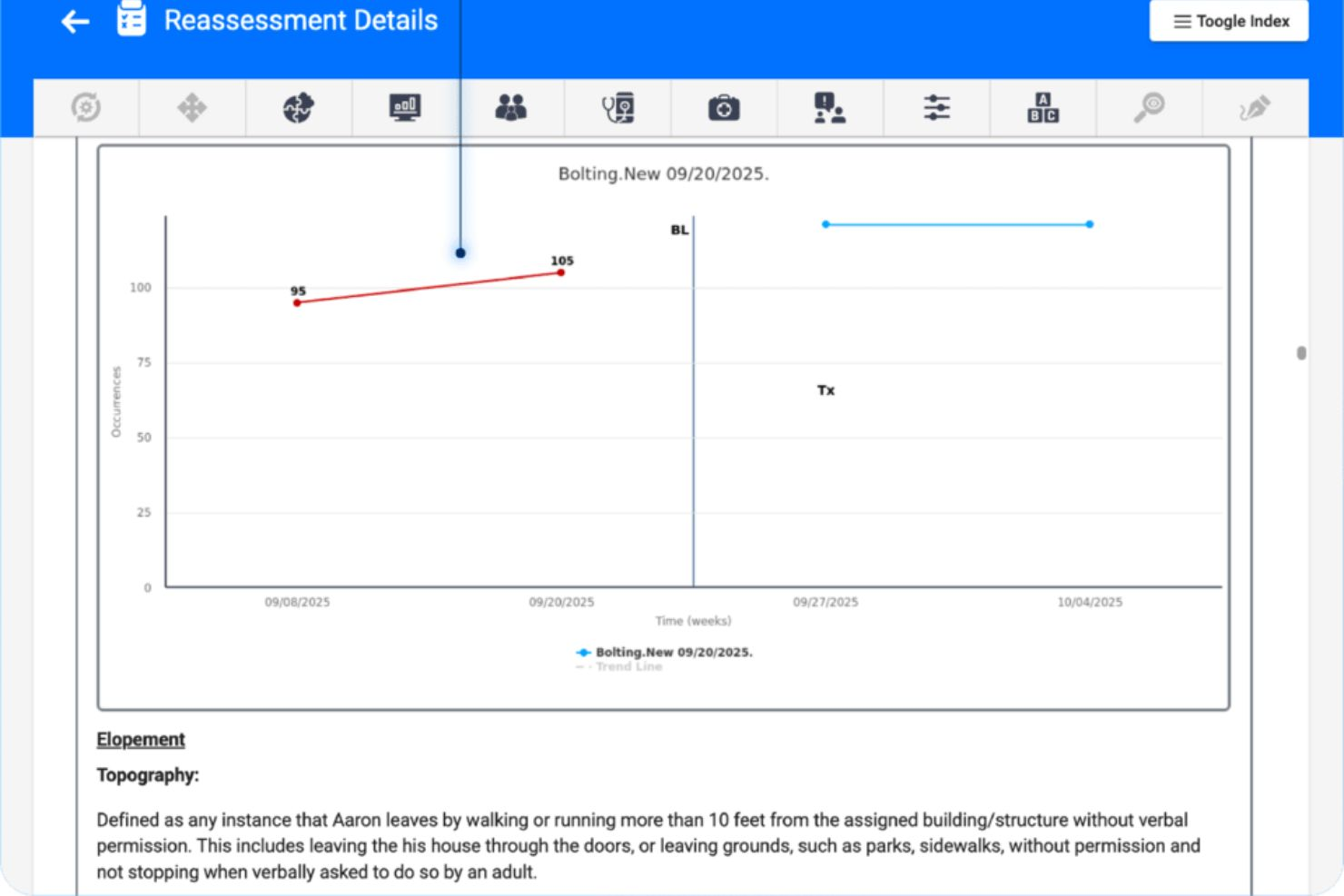 ABA Matrix screenshot - 10 Migliori Software ABA Recensiti nel 2026