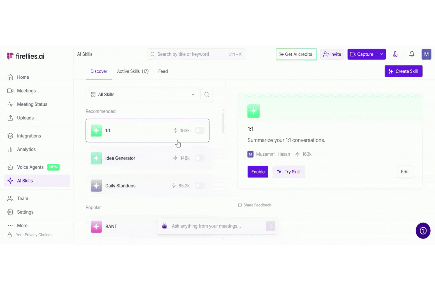 Fireflies screenshot - 10 beste HIPAA-konforme Transkriptionssoftware in 2026