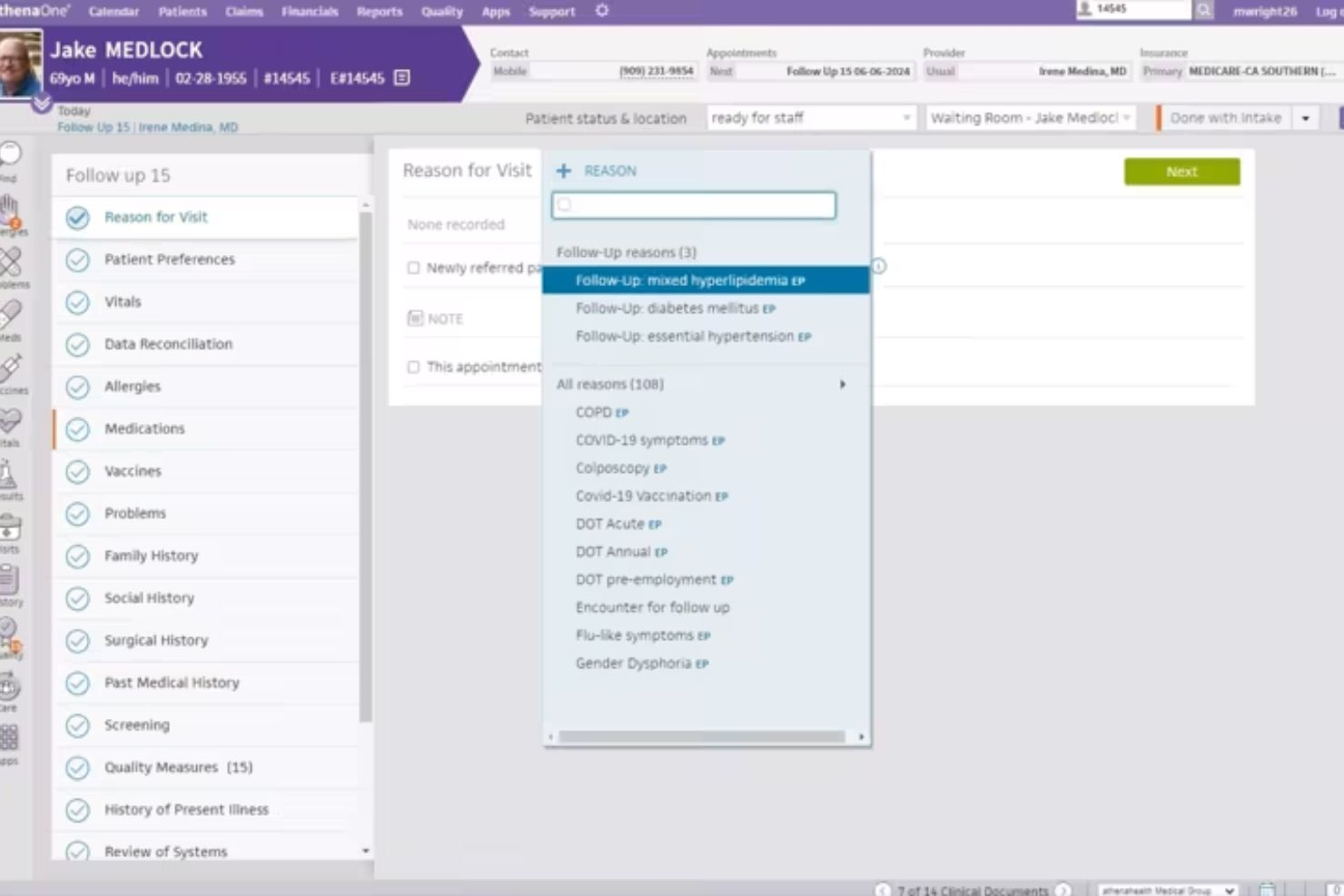 athenaOne screenshot - 10 beste Praxisverwaltungssoftwares 2026