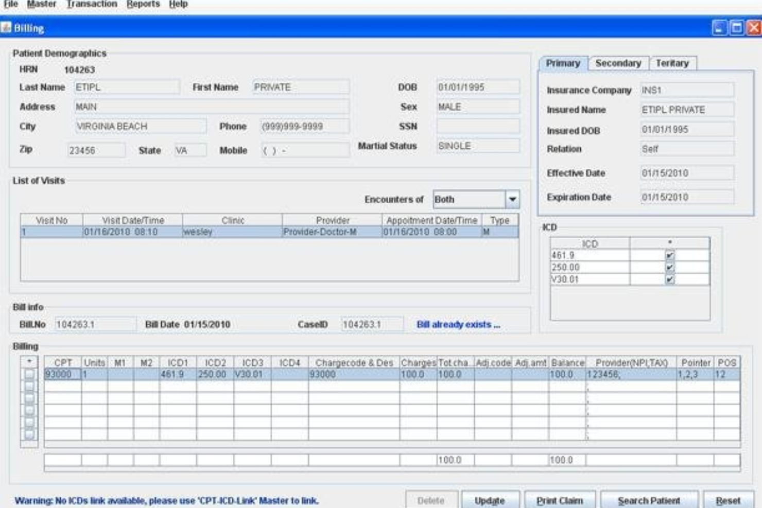 Vista screenshot - 9 Mejores EMR Gratuitos en 2026