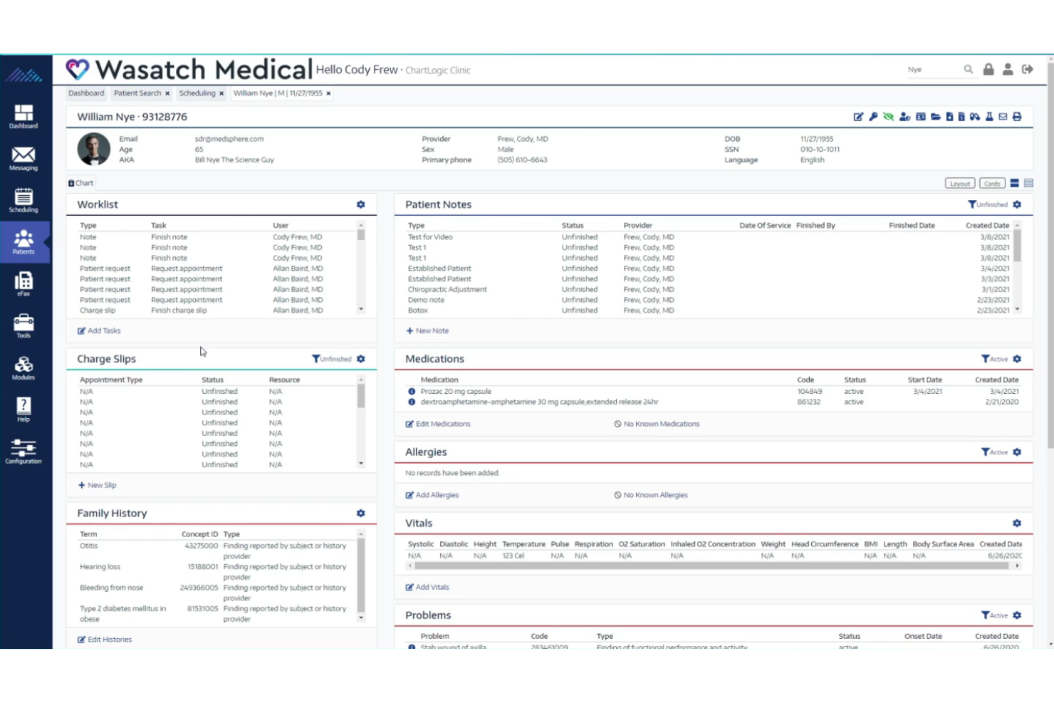 ChartLogic screenshot - 9 meilleurs logiciels de DME sur le cloud en 2026