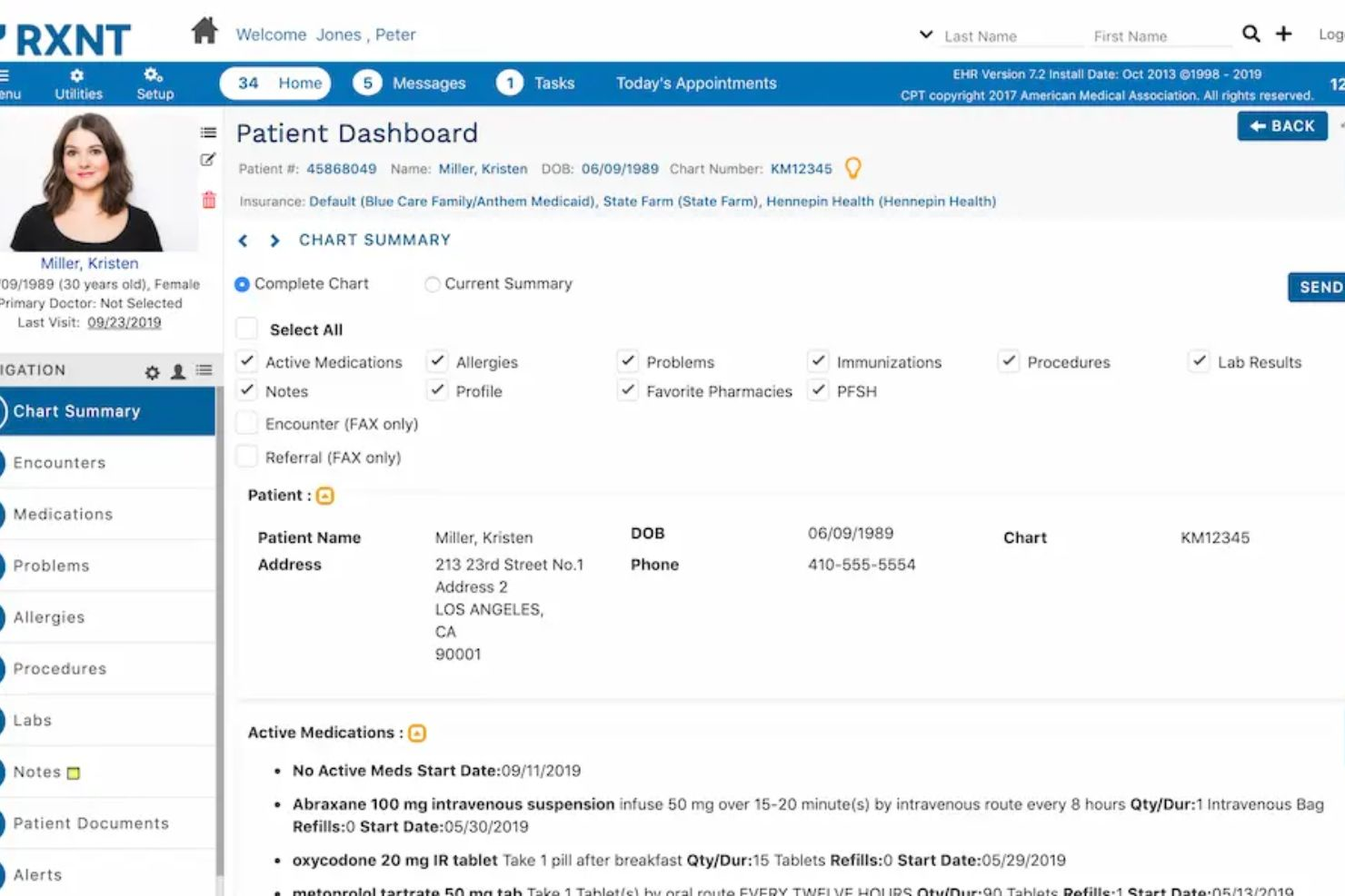RXNT screenshot - Die 10 besten EMR-Systeme 2026