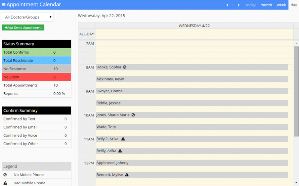 Doctor Connect screenshot - 10 Migliori software per promemoria appuntamenti nel 2026