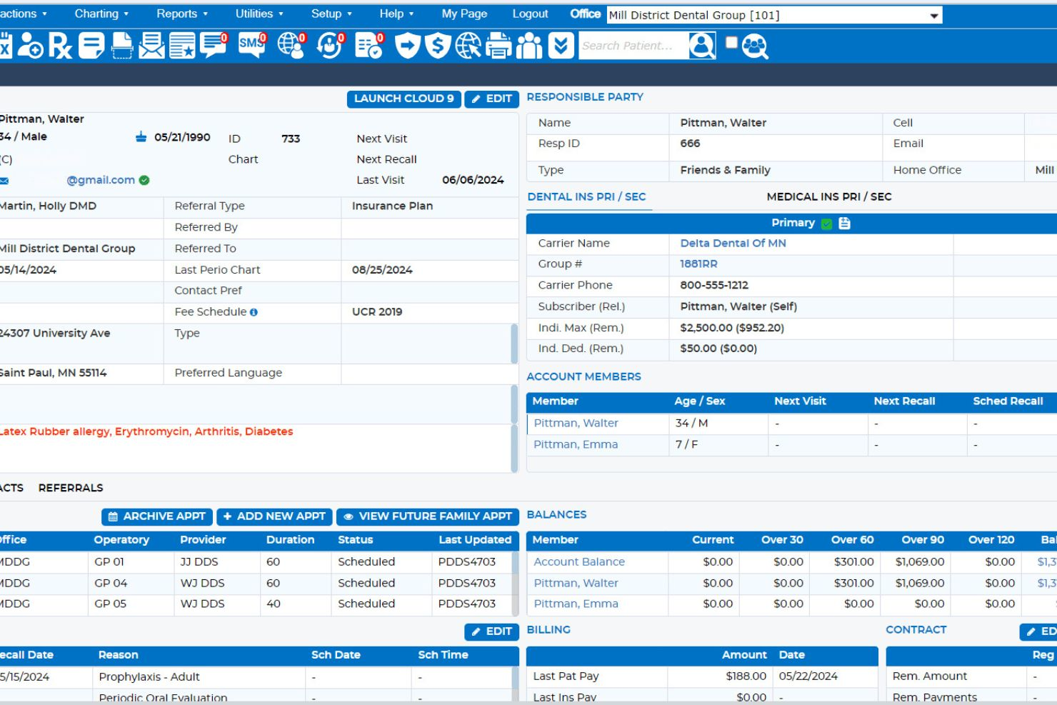 Denticon screenshot - I 10 migliori software dentali recensiti nel 2026