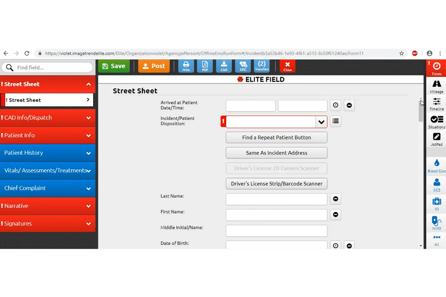 ImageTrend Slate screenshot - 10 Migliori software di pianificazione EMS nel 2026