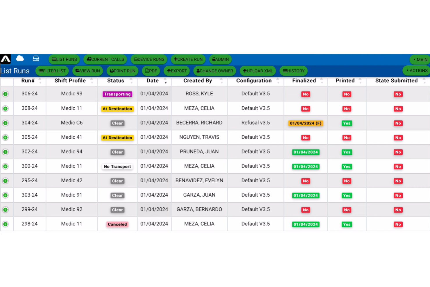 Traumasoft screenshot - 10 Migliori software di pianificazione EMS nel 2026
