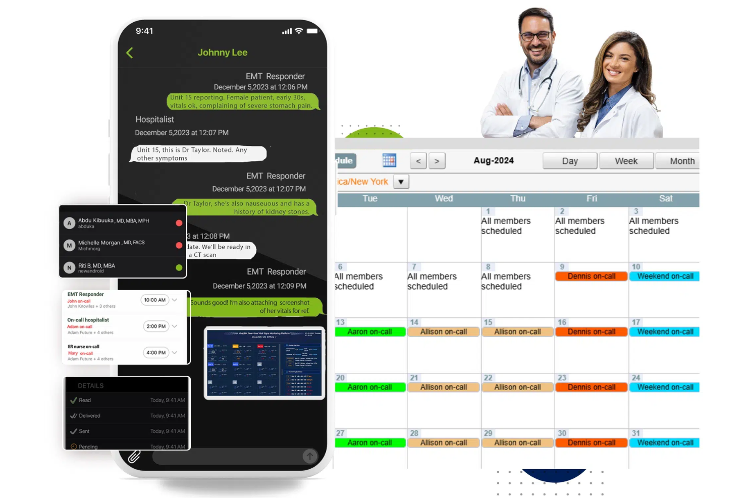 OnPage screenshot - 10 programas de mensajería compatibles con HIPAA para 2026