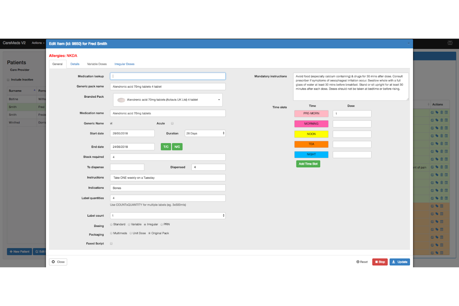 CareMeds screenshot - 5 Mejores Programas de Gestión de Medicamentos Reseñados en 2026