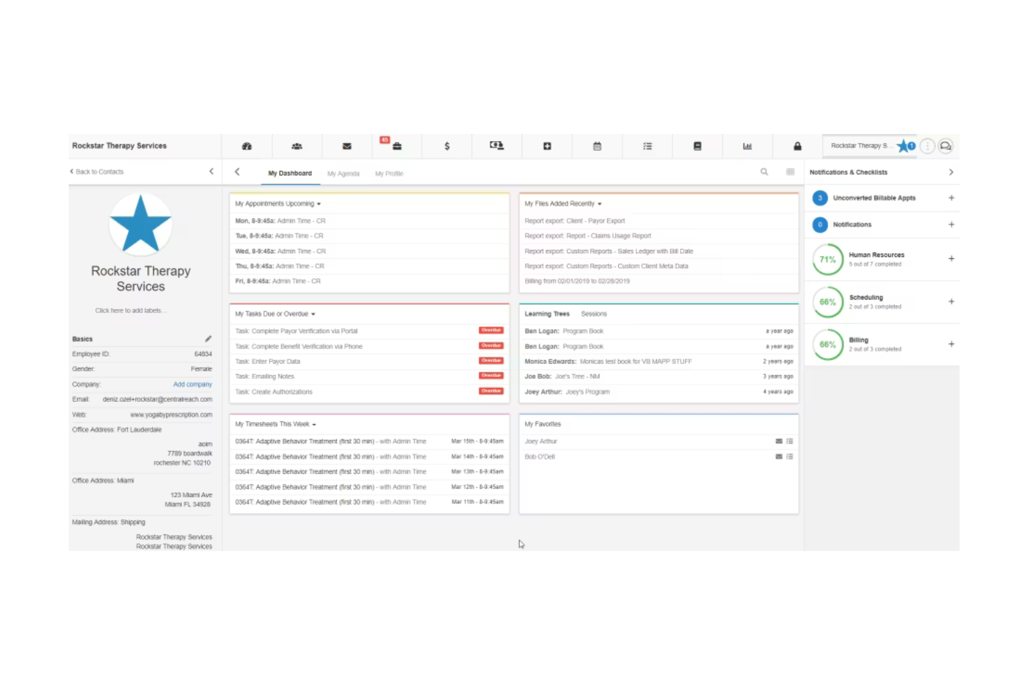 CentralReach screenshot - 1 Mejores Software de Programación Compatibles con HIPAA para (2026)