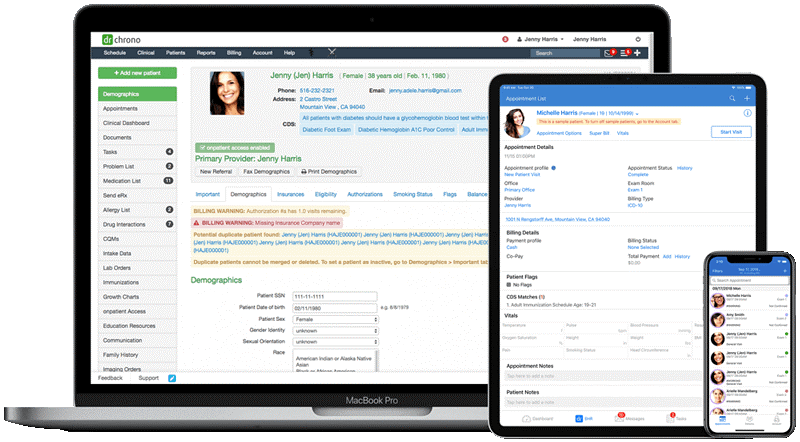 DrChrono screenshot - 1 Mejores Soluciones de Pago para Pacientes Revisadas en 2026