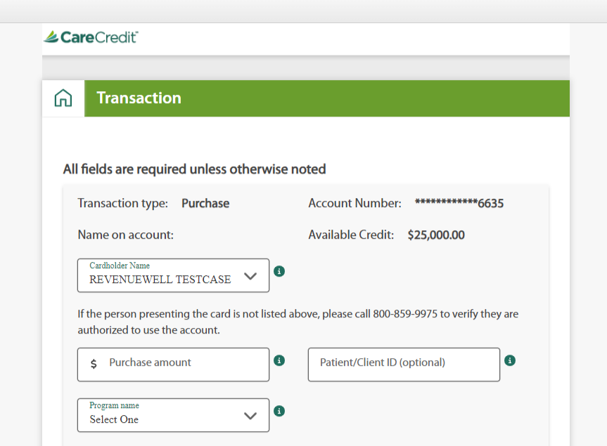 CareCredit screenshot - Le 10 migliori soluzioni di pagamento per pazienti recensite nel 2026