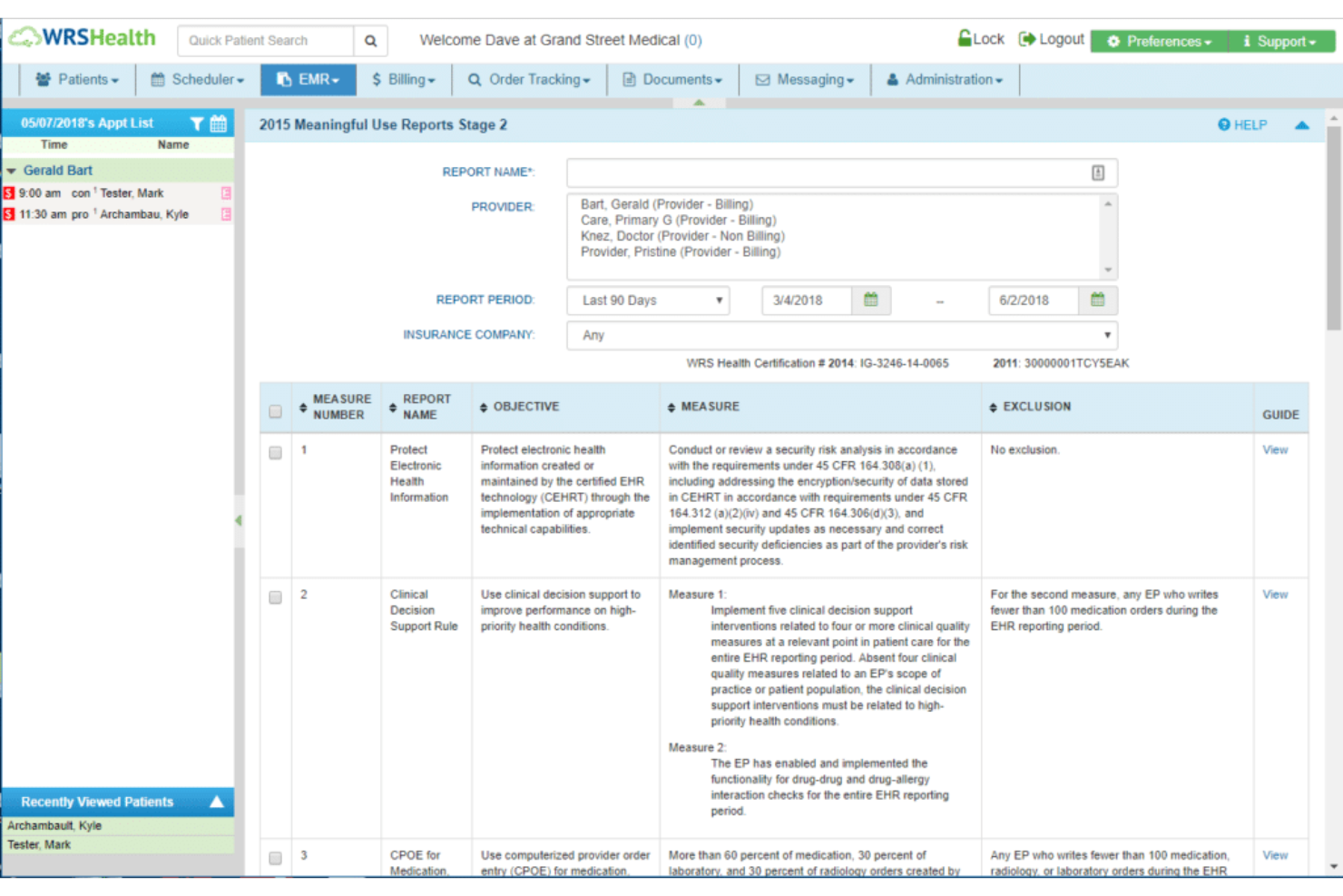 WRSHealth screenshot - 10 Migliori servizi di fatturazione medica recensiti per 2026