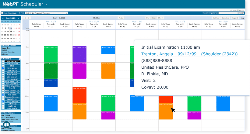 WebPT screenshot - 10 Mejores alternativas a AdvancedMD de 2026