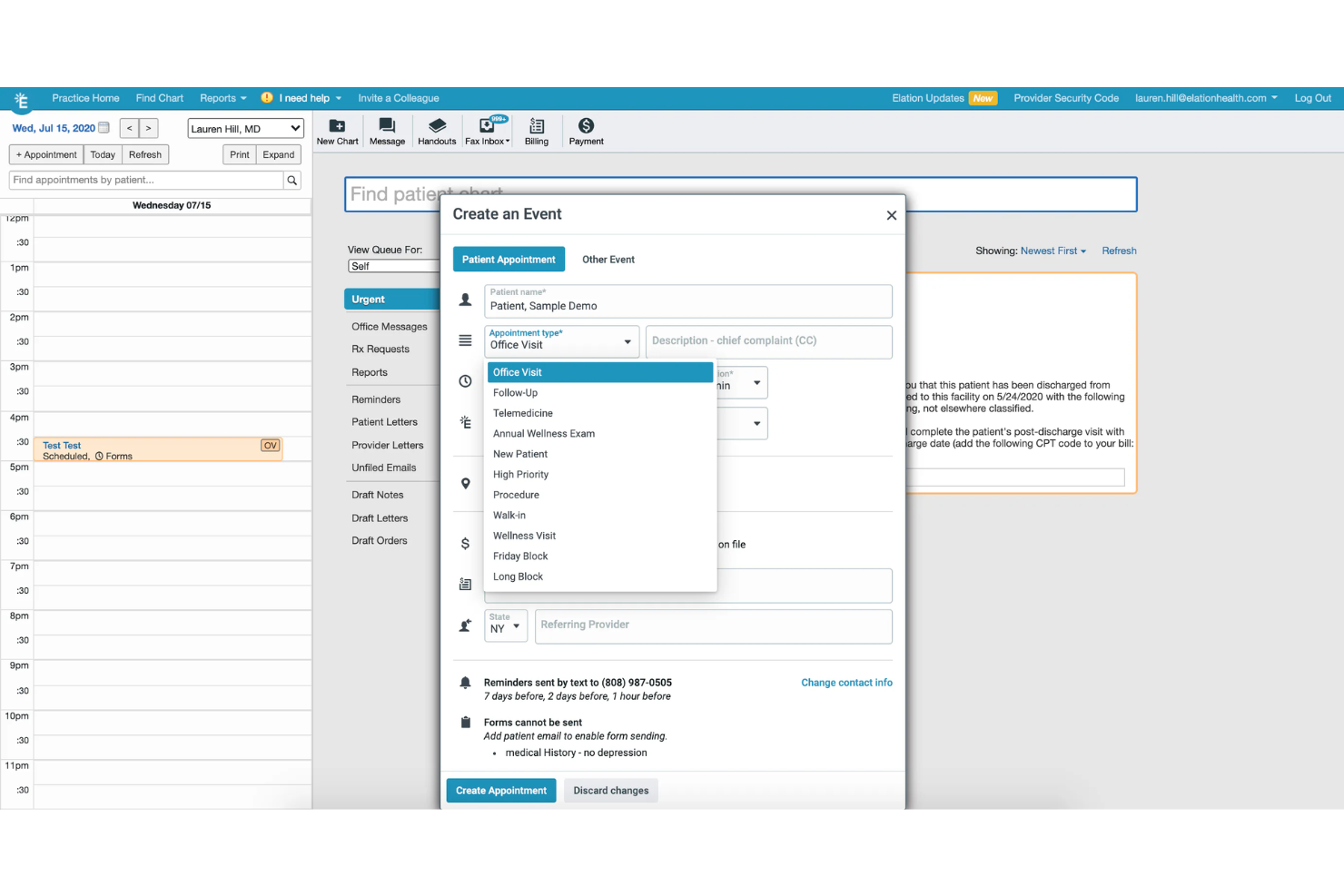 Elation Health screenshot - 10 Mejores Programas de Agenda para Pacientes de 2026
