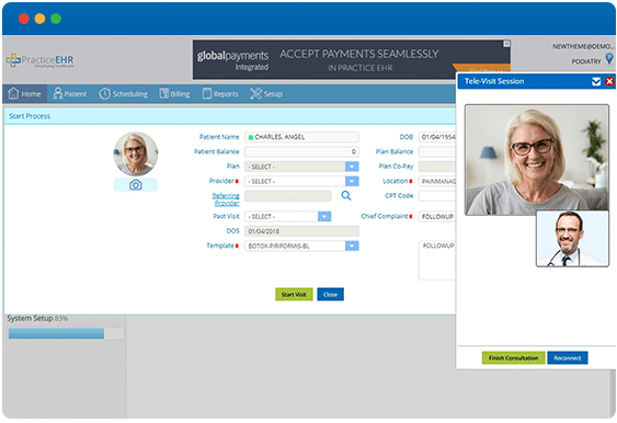 Practice EHR screenshot - 10 Mejores HCE para Atención Primaria en 2026 [Mis reseñas]