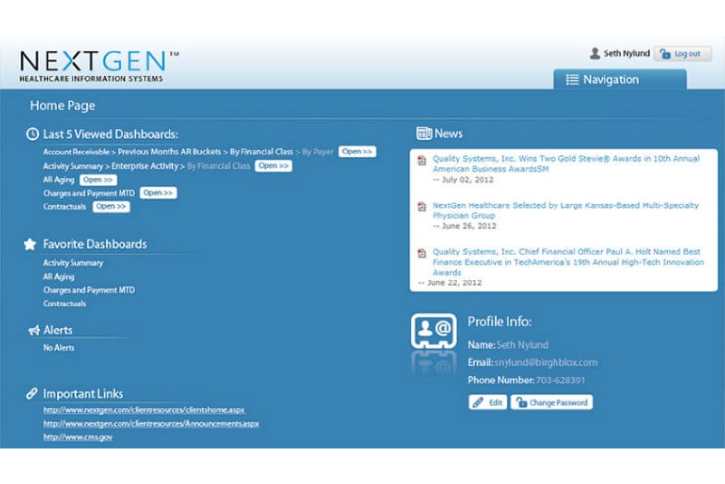 NextGEN screenshot - Las 10 mejores historias clínicas electrónicas (HCE) para atención primaria en 2026 [Mis reseñas]