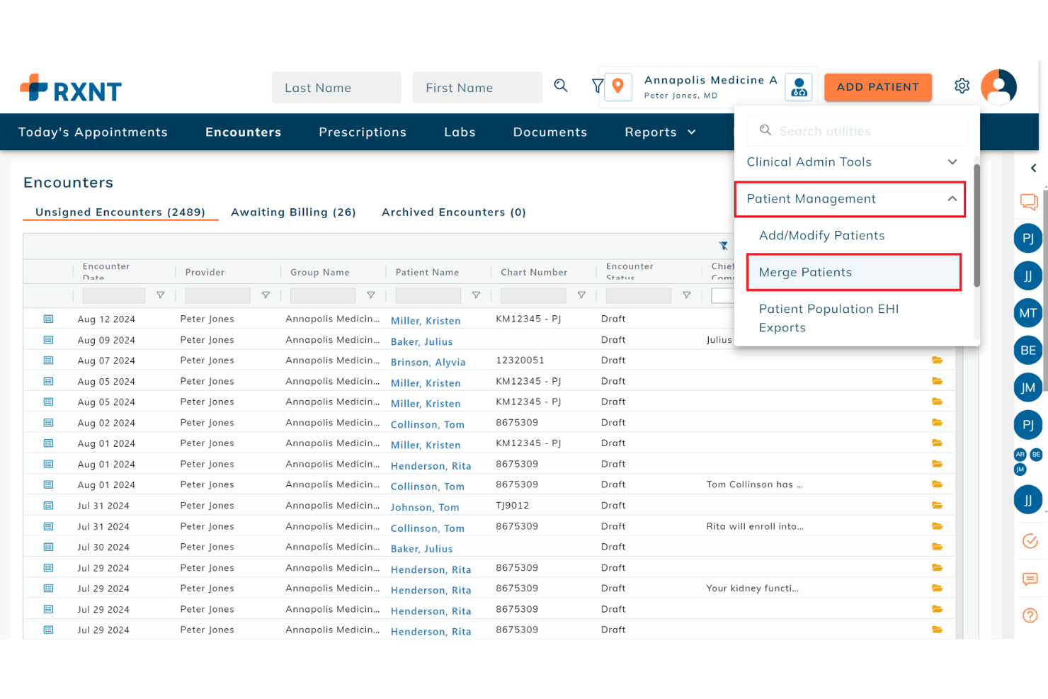 RXNT screenshot - 10 Migliori Software EHR per Cure Primarie per 2026 [Le Mie Recensioni]