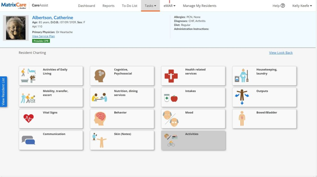 MatrixCare screenshot - 10 Mejores Software de Coordinación de Atención Revisados en 2026