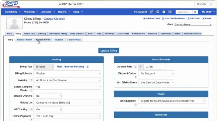 eRSP screenshot - 10 Migliori Software per il Coordinamento dell’Assistenza Esaminati nel 2026