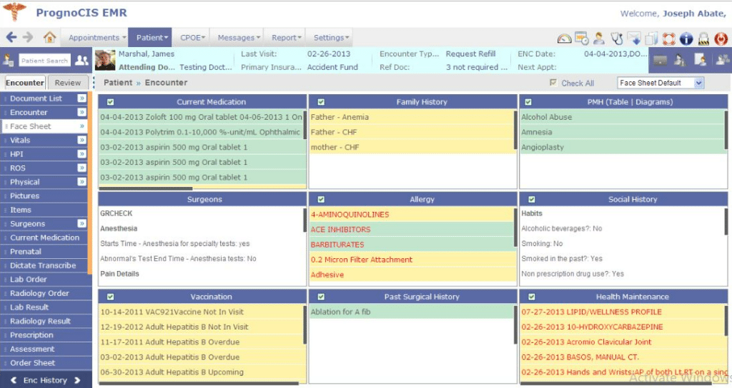 PrognoCIS screenshot - 10 mejores programas médicos empresariales revisados en 2026