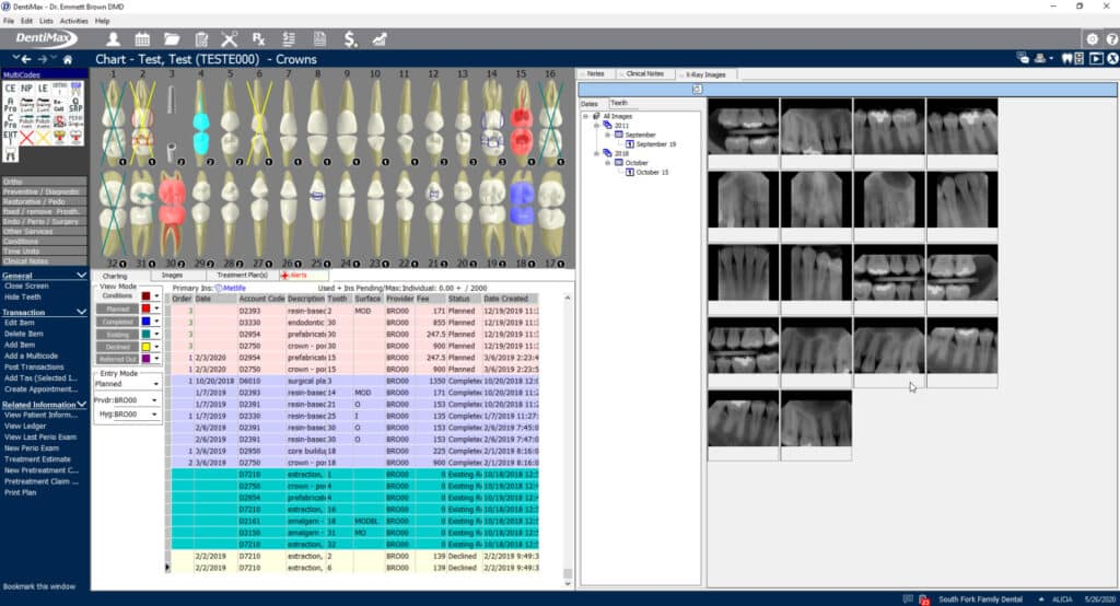 DentiMax screenshot - 10 migliori sistemi EMR dentali recensiti nel 2026