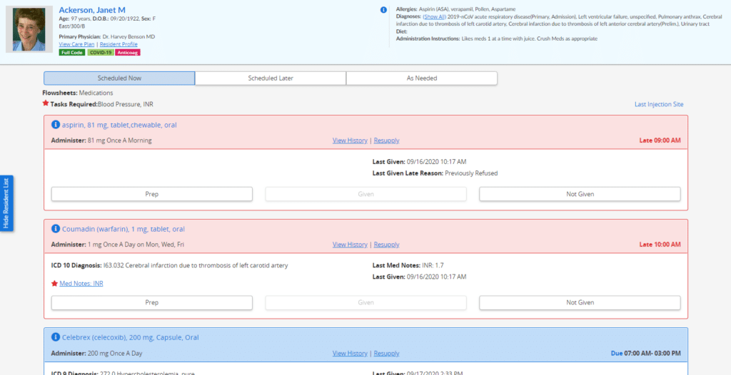 MatrixCare Home Health and Hospice screenshot - 10 Migliori software per l’assistenza domiciliare recensiti nel 2026