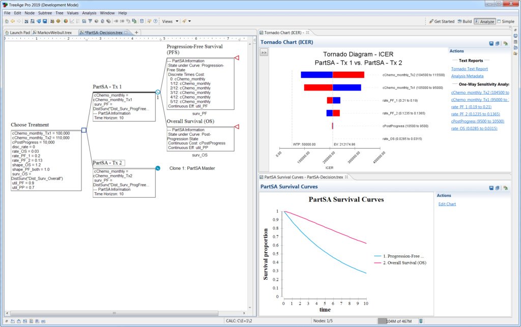 TreeAge Software screenshot - 10 migliori software per la gestione dell’utilizzo nel 2026