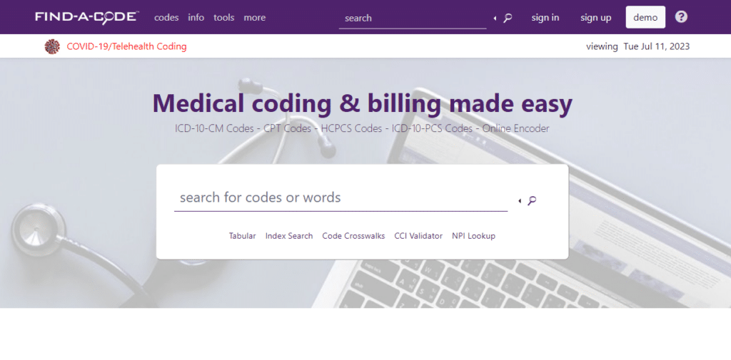 Find-A-Code screenshot - 10 Migliori Software per la Codifica Medica Recensiti per il 2026