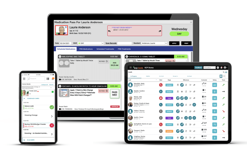 ECP screenshot - 10 Migliori software per l’assistenza domiciliare recensiti nel 2026
