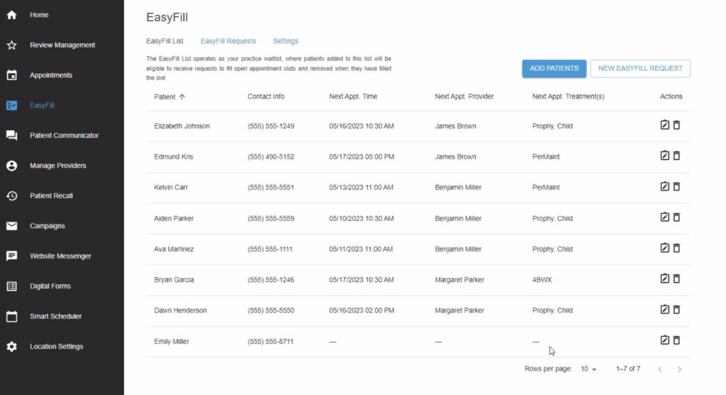 Doctible screenshot - 10 mejores softwares de facturación dental revisados para 2026