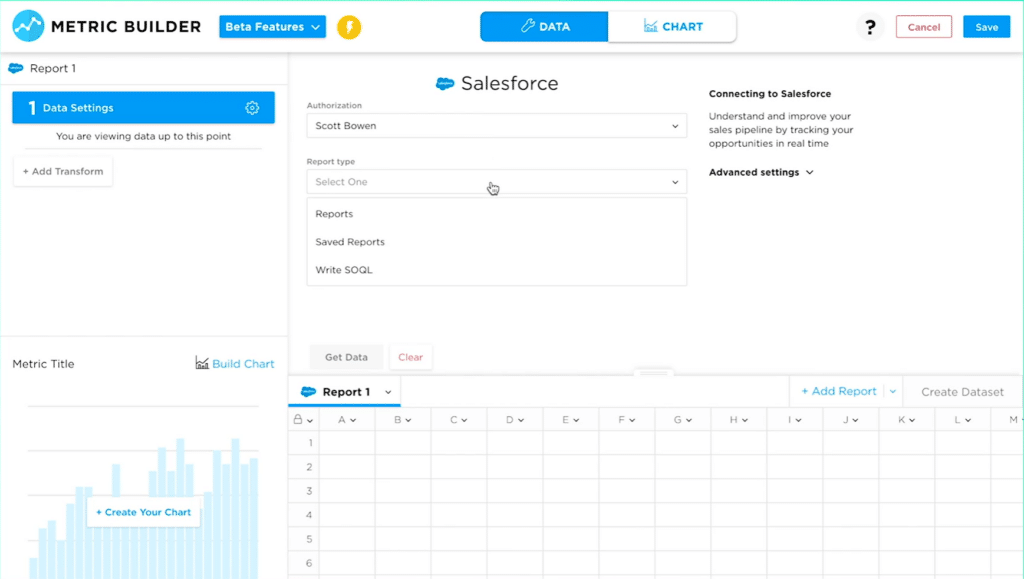 Grow screenshot - 10 Mejores herramientas de BI para el sector salud analizadas para 2026