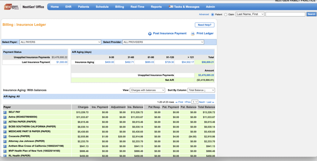NextGEN screenshot - 10 Mejores Soluciones de EHR Móvil Adaptadas para 2026 [Mis Reseñas]