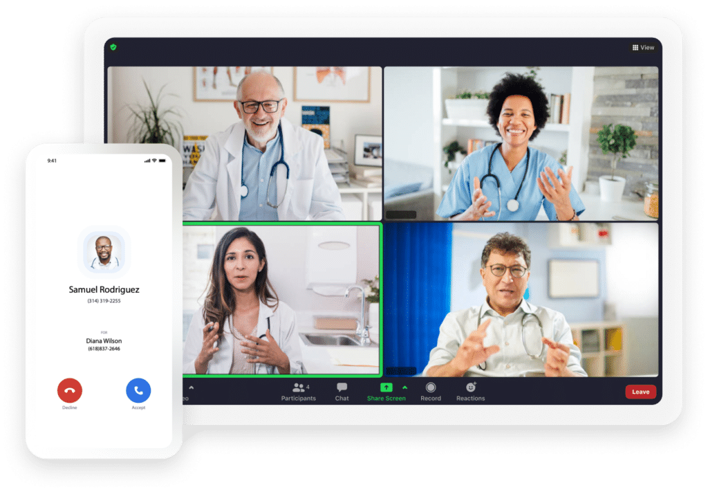 Zoom for Healthcare screenshot - 10 Migliori software di telepsichiatria per la salute mentale nel 2026