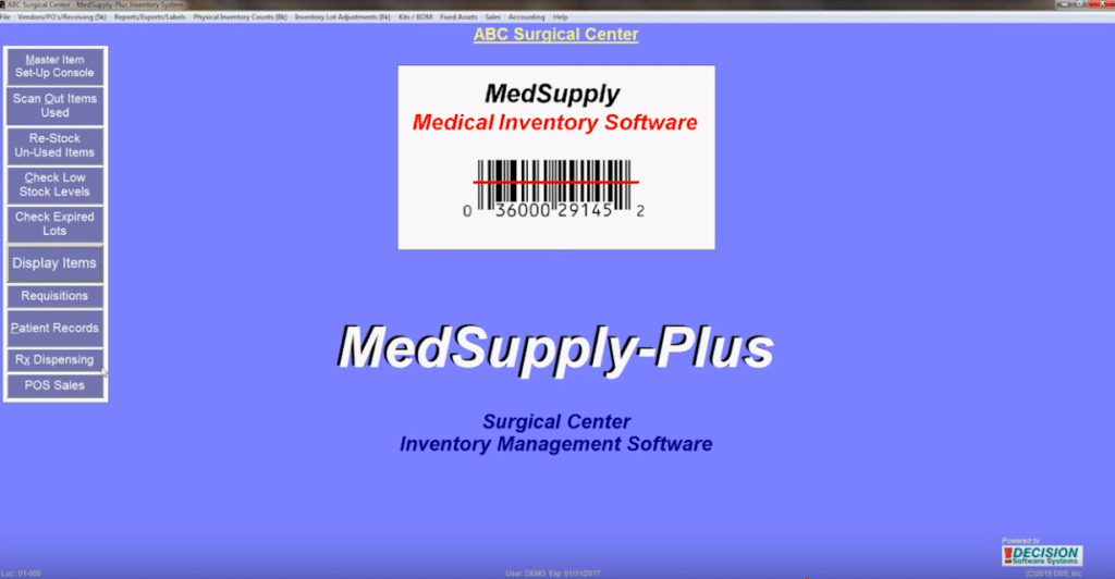 MedSupply screenshot - 10 migliori software di gestione dell’inventario medico del 2026