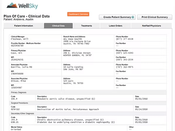 WellSky Personal Care Software screenshot - 10 Migliori Soluzioni Software per Assistenza Domiciliare Privata per il 2026