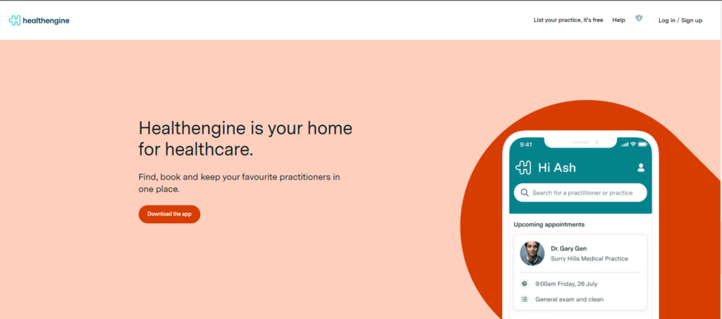 HealthEngine screenshot - 10 Mejores Programas de Gestión de Enfermedades de 2026
