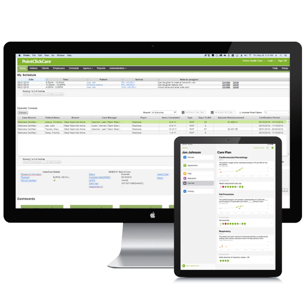 PointClickCare screenshot - 10 Mejores Software de Gestión de Cuidados Crónicos en 2026