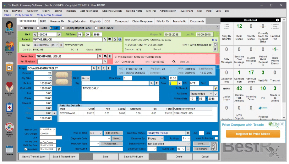 BestPOS screenshot - 10 mejores programas de punto de venta para farmacias de 2026