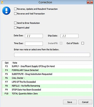 QS/1 Pharmacy POS screenshot - 10 migliori software POS per farmacie del 2026