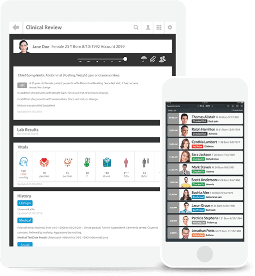 Cure MD screenshot - 10 Migliori software EMR per ginecologia e ostetricia per 2026