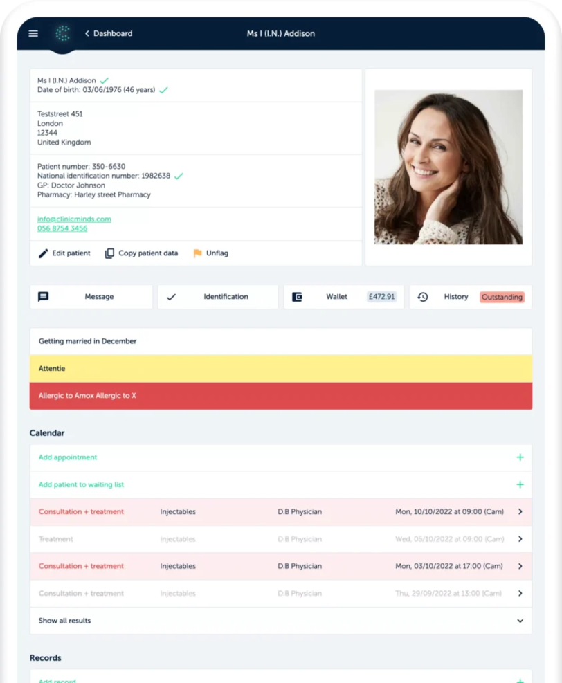 ClinicMind screenshot - 10 Migliori software EMR per Mac per il 2026 [Le mie recensioni]