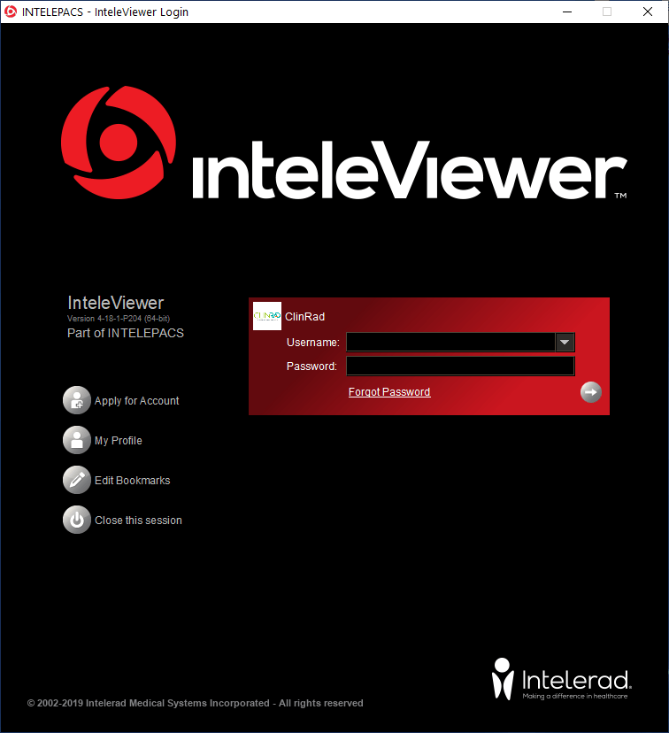 InteleViewer screenshot - 10 Mejores Software de Imágenes Médicas de 2026